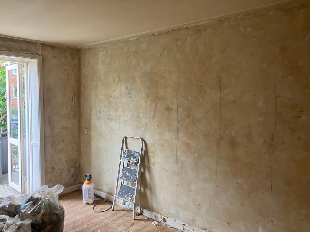 Afmontering af tapet