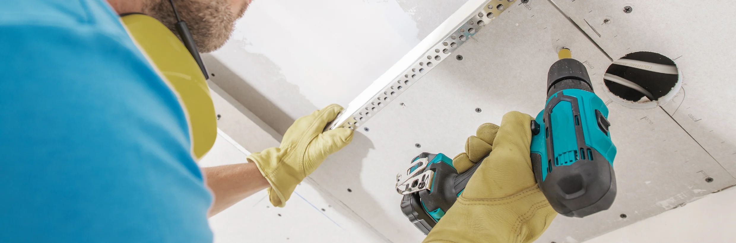 Opsætning af gipsloft