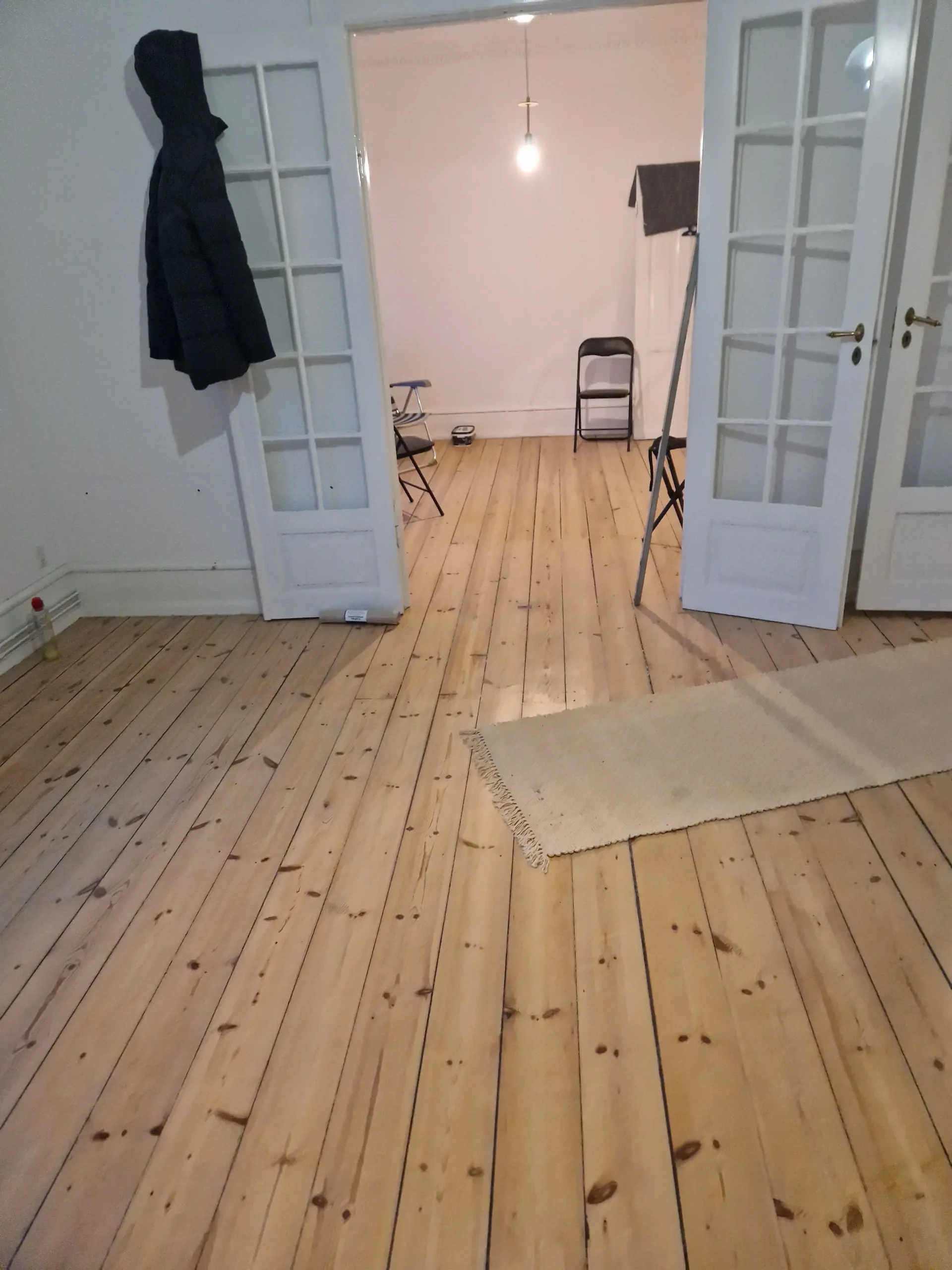 Før lægning af sildebensparket 1