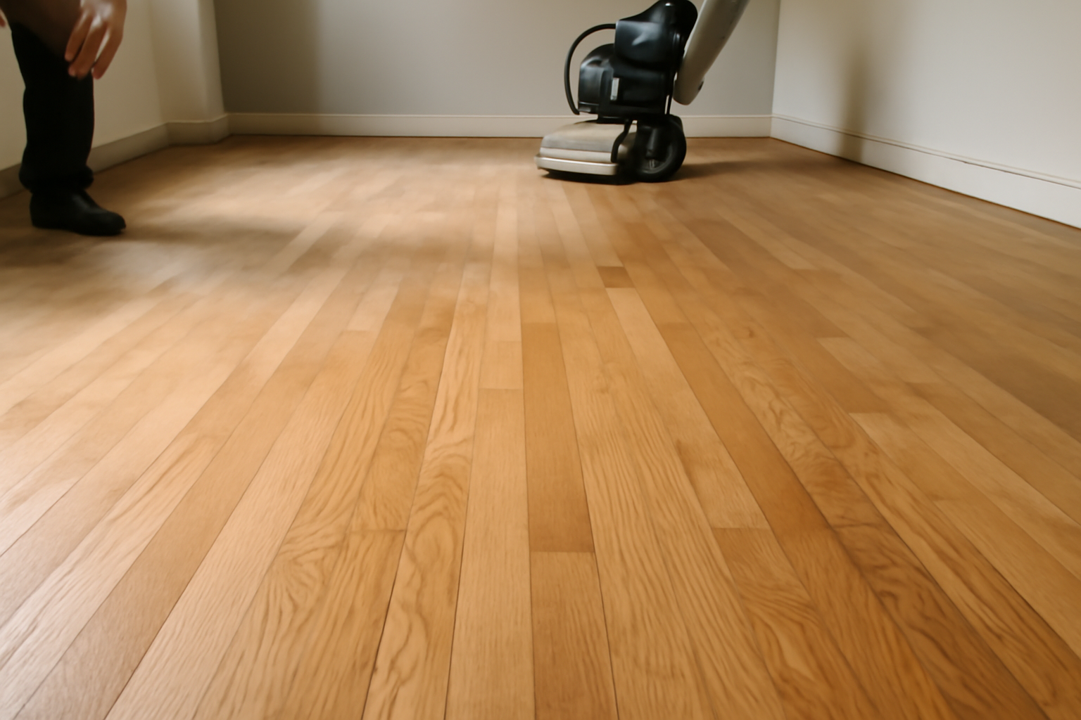 Illustration af: Giv dit trægulv nyt liv med skånsom rensning