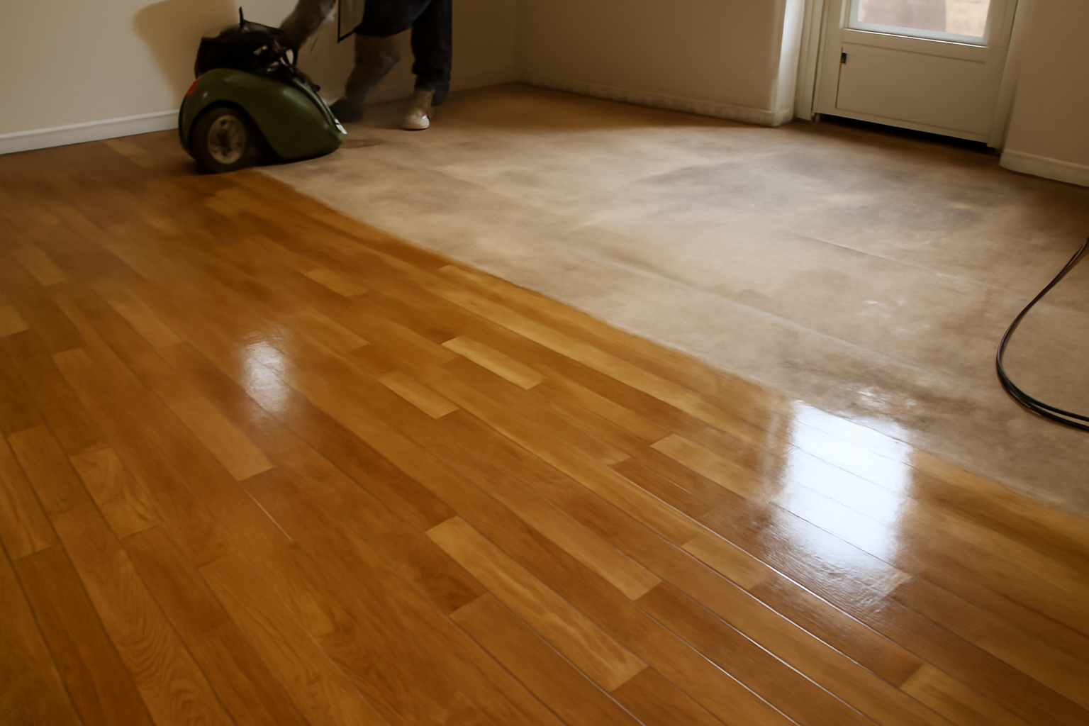 Illustration af: Lakeret trægulv: en elegant og holdbar løsning til dit hjem