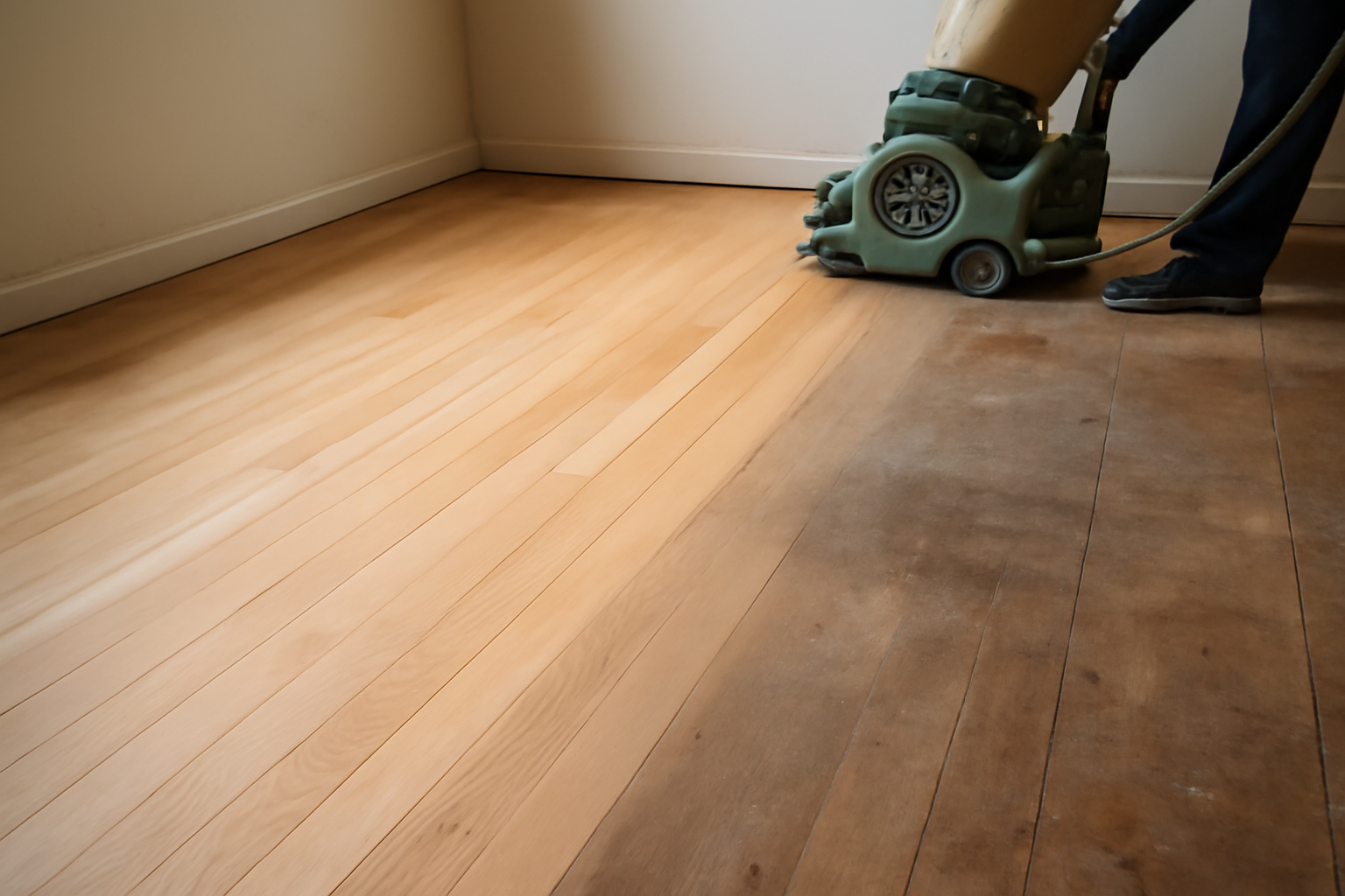 Illustration af: Opdag hvad det koster at få slebet dit gulv og få gennemsigtige priser