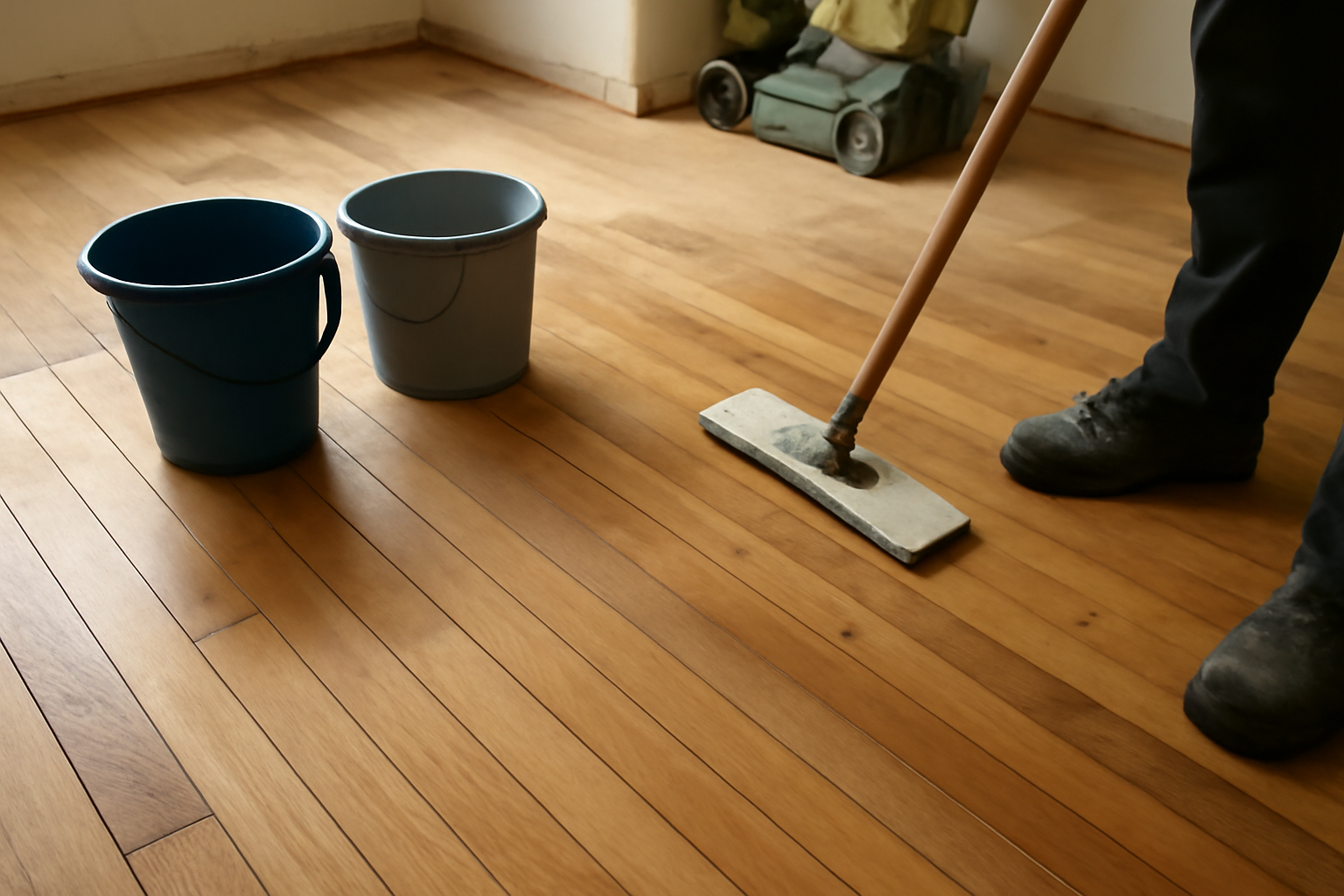 Illustration af: Skån dine trægulve med den rette gulvvask teknik