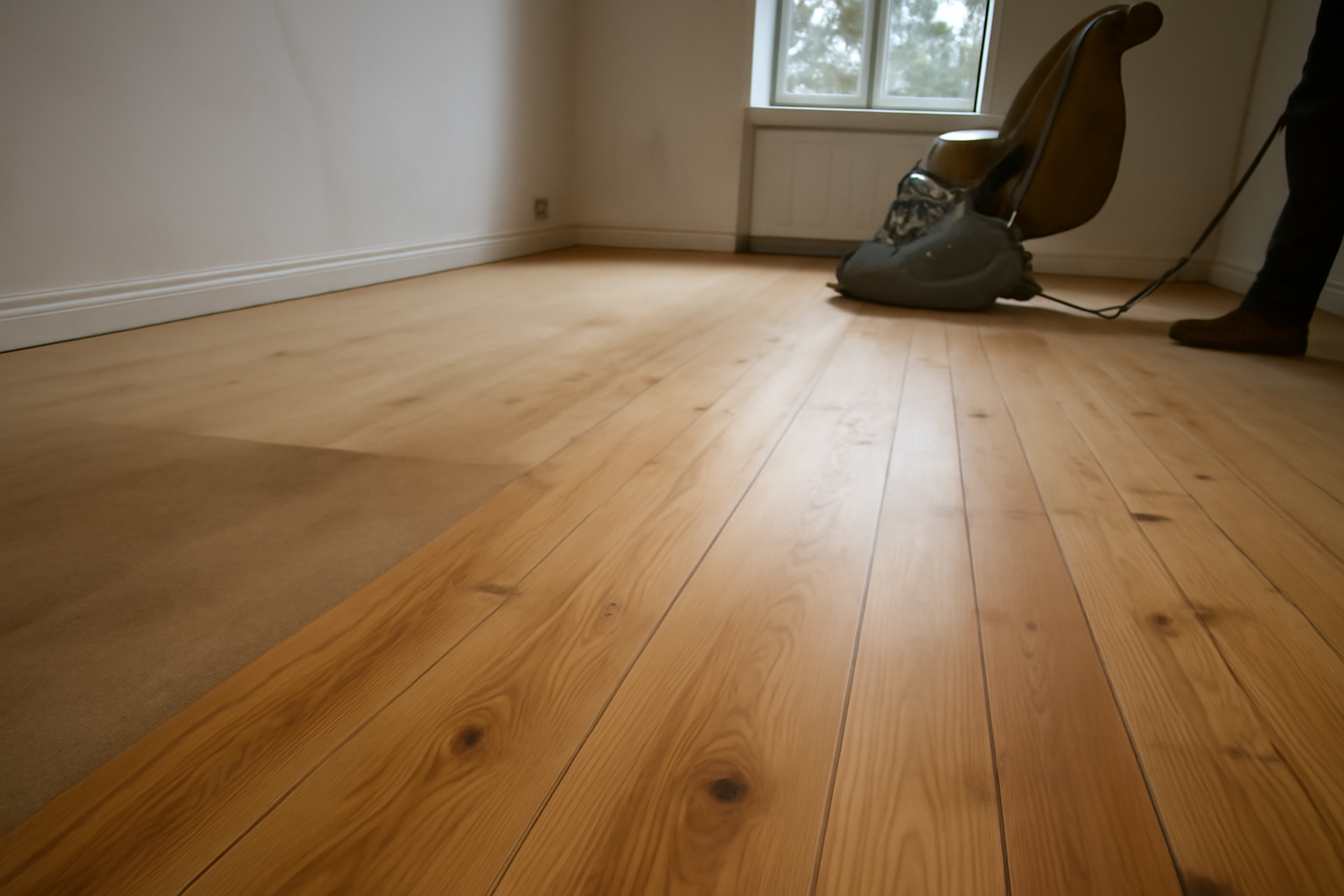Illustration af: Gulvafslibning i Gentofte: skab nyt liv i dit hjem med professionel ekspertise