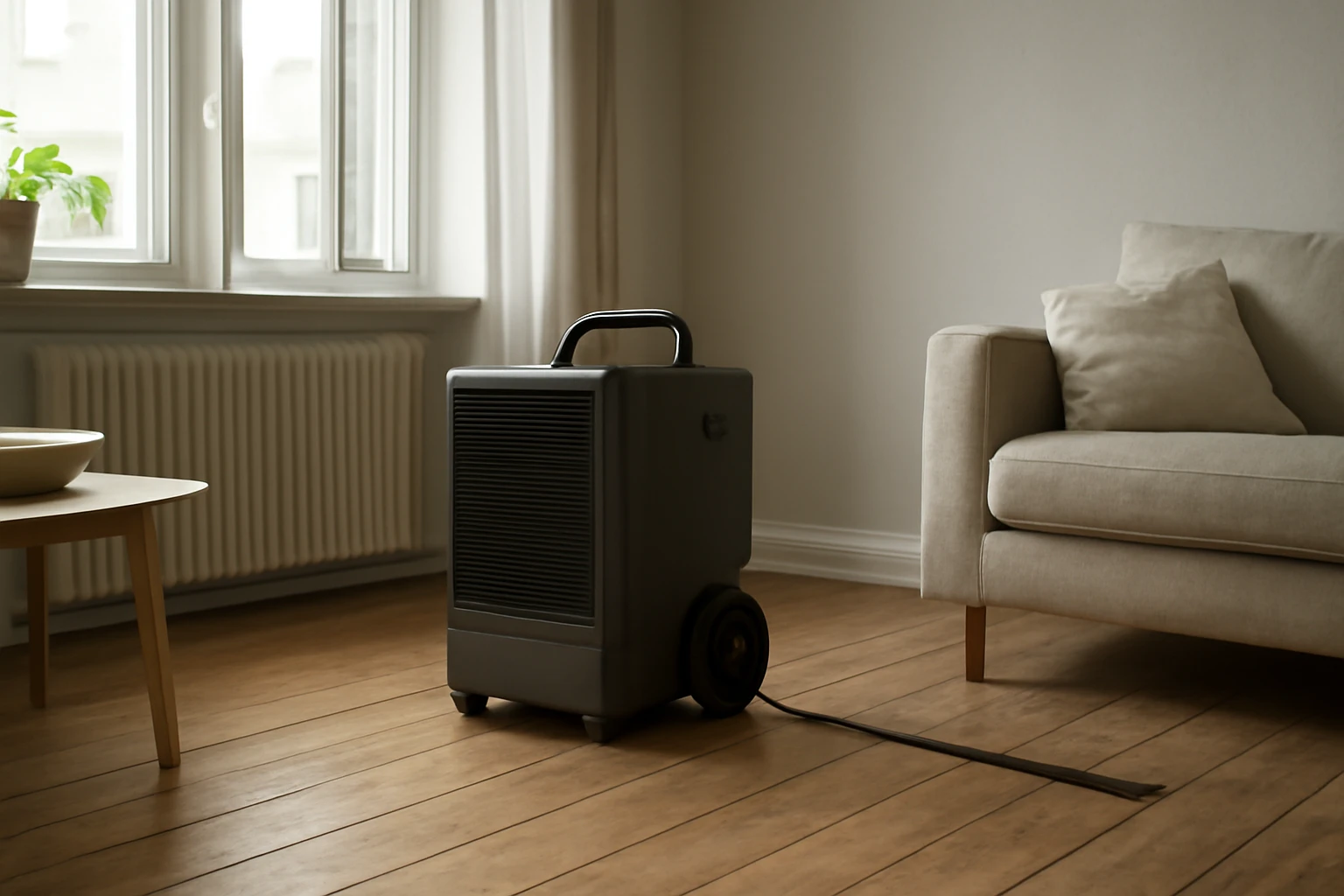 Kontrol af planhed og overflade før renovering af vandskadet trægulv